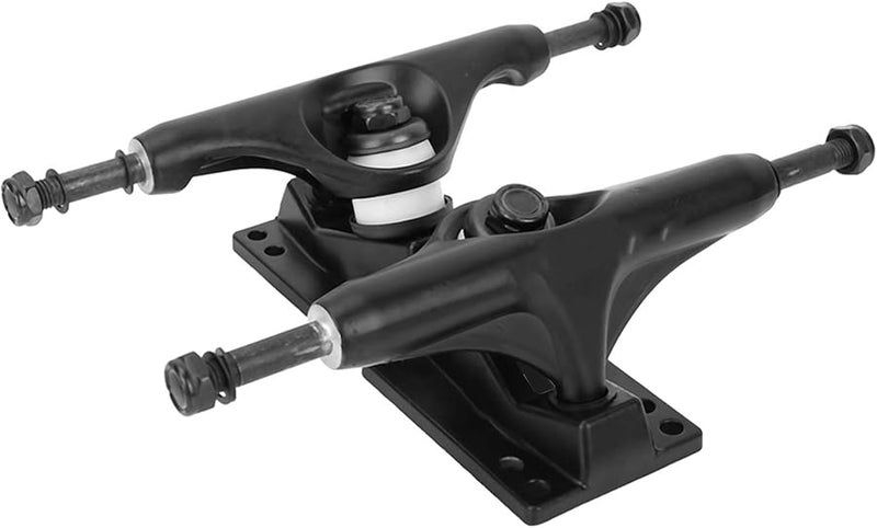 GLOGLOW Professional Aluminum Magnesium Alloy Skateboard Bracket 4 8 Inch Black - Image 1